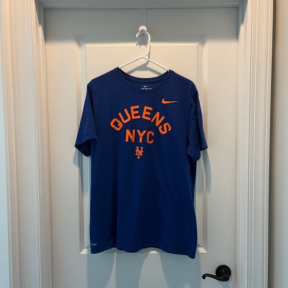 Nike Other - Nike Mets Blue & Orange Queens NYC Men's Tee